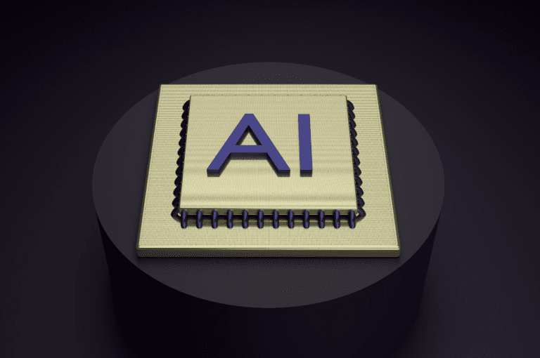 will AI replace copywriters? Screenshot of a keyboard key that has the letters "A" and "I" on it.
